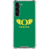 University of Oregon Ducks Green Galaxy S24 FE Clear Case